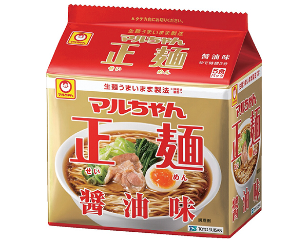 マルちゃん　マルちゃん正麺　醤油味　5食　525g